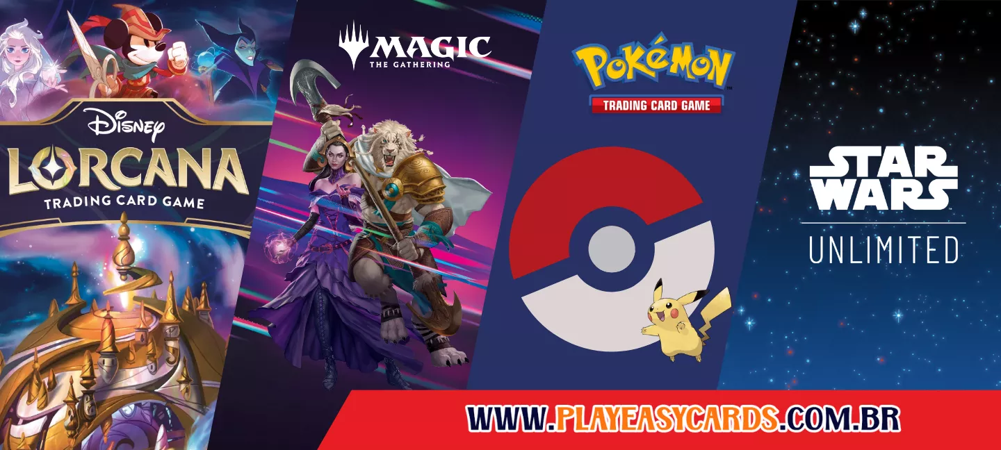 Banner Playeasy Cards Lorcana Magic Pokemon Star Wars